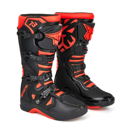 TR MTR T3 OFFROAD BOOTS BLACK RED