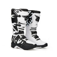 TR MTR T3 MOTOCROSS BOOTS WHITE BLACK
