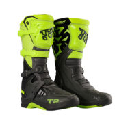 TR MTR T2 MOTOCROSS OFFROAD BOOTS  BLACK GREEN