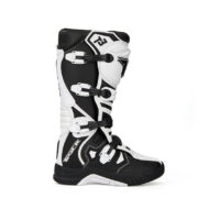 TR MTR T3 MOTOCROSS BOOTS WHITE BLACK - Image 4