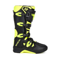 TR MTR T3 OFFROAD MX BOOTS BLACK NEON GREEN - Image 2
